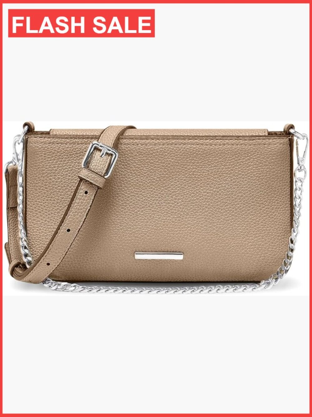 Vegan Leather Small Crossbody Purse with Adjustable Strap